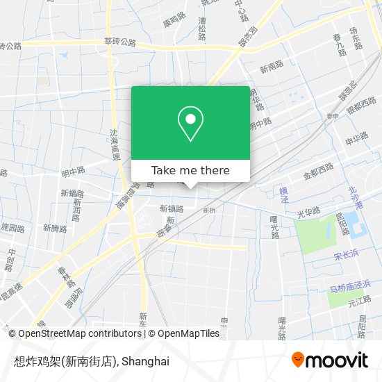 想炸鸡架(新南街店) map