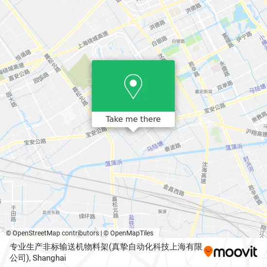 专业生产非标输送机物料架(真挚自动化科技上海有限公司) map