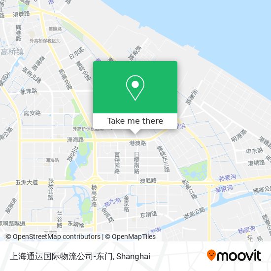 上海通运国际物流公司-东门 map