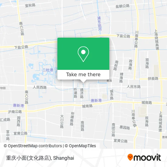重庆小面(文化路店) map