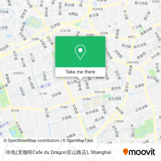 街电(龙咖啡Cafe du Dragon宜山路店) map