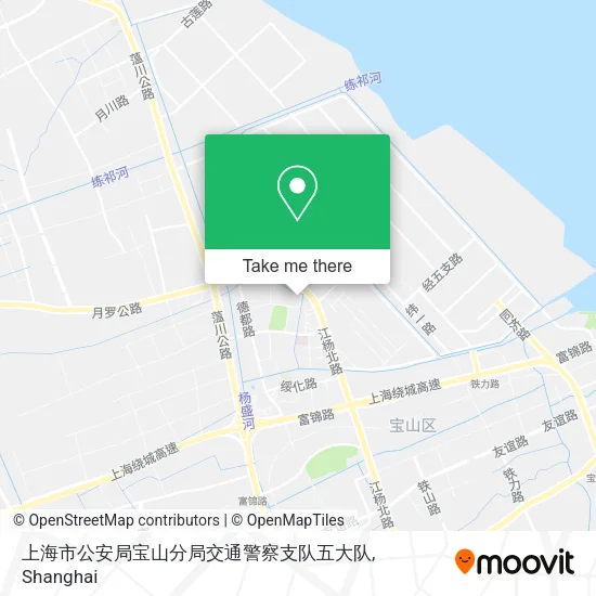 上海市公安局宝山分局交通警察支队五大队 map