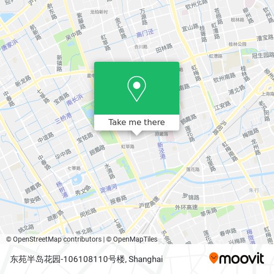 东苑半岛花园-106108110号楼 map