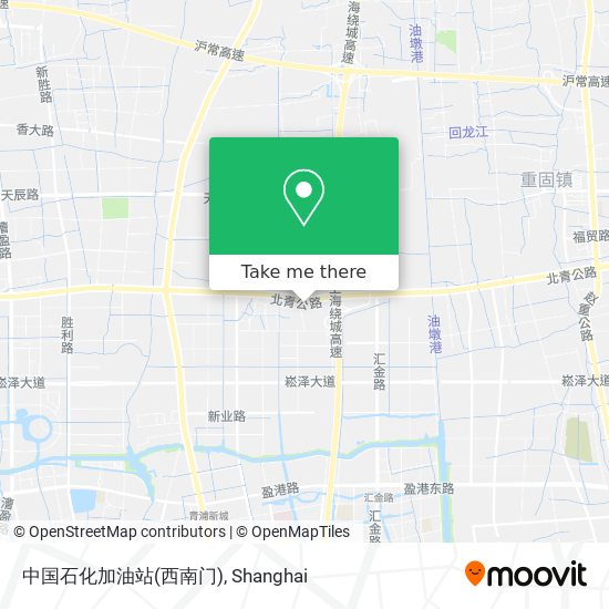 中国石化加油站(西南门) map