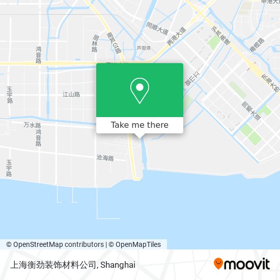 上海衡劲装饰材料公司 map