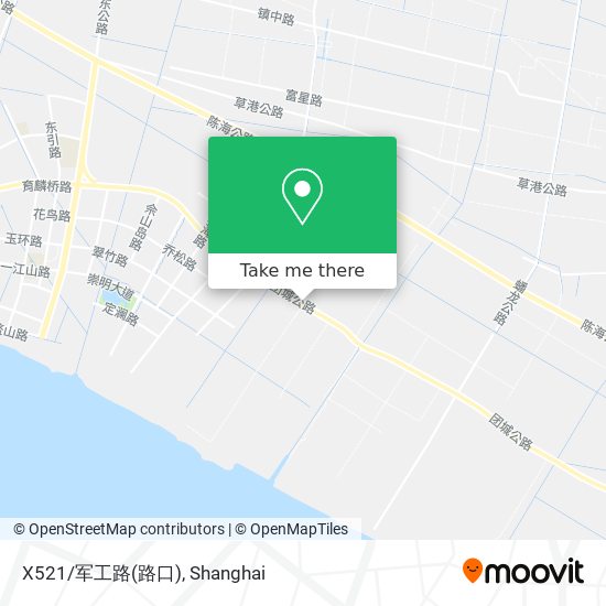 X521/军工路(路口) map