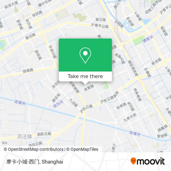 摩卡小城-西门 map