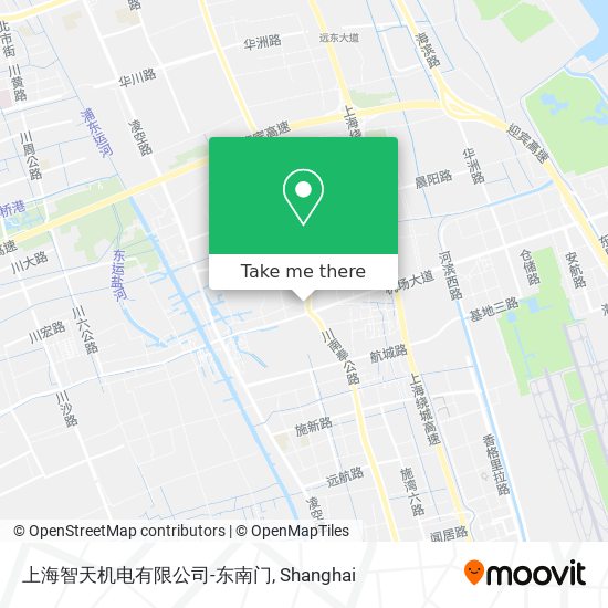 上海智天机电有限公司-东南门 map