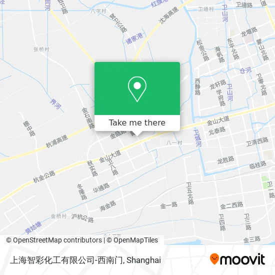 上海智彩化工有限公司-西南门 map