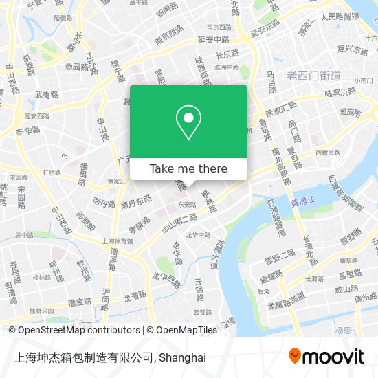 上海坤杰箱包制造有限公司 map