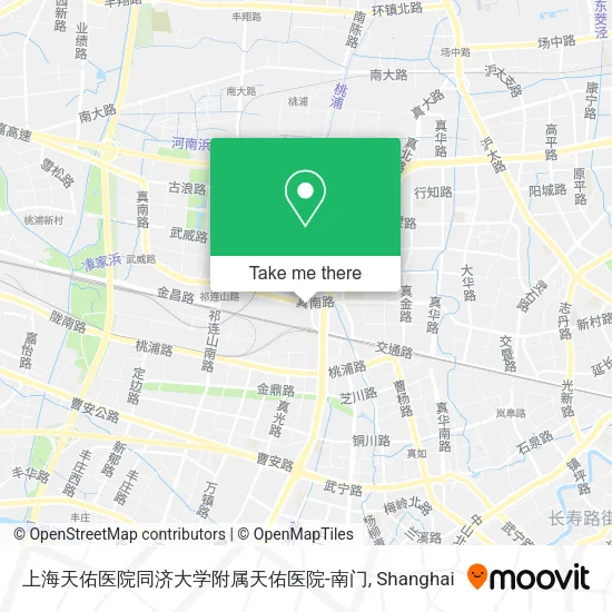 上海天佑医院同济大学附属天佑医院-南门 map