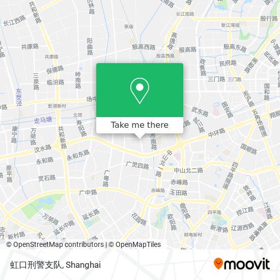 虹口刑警支队 map