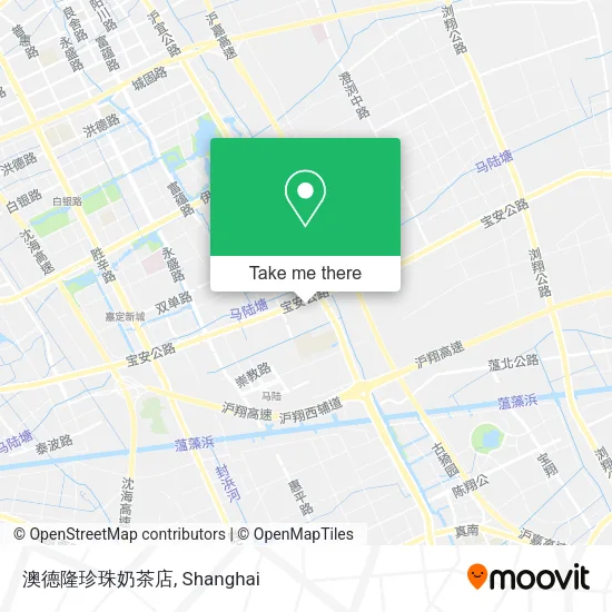 澳德隆珍珠奶茶店 map