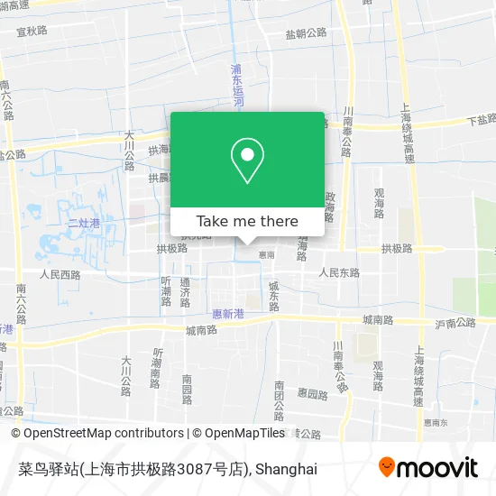 菜鸟驿站(上海市拱极路3087号店) map