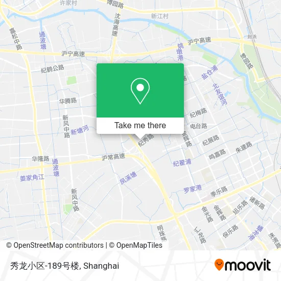 秀龙小区-189号楼 map