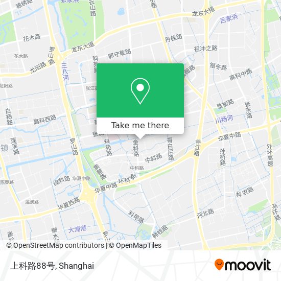 上科路88号 map
