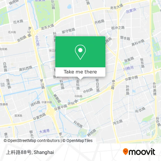 上科路88号 map