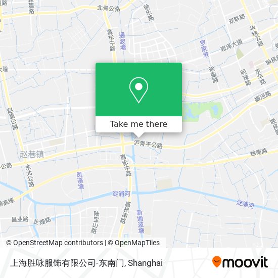 上海胜咏服饰有限公司-东南门 map