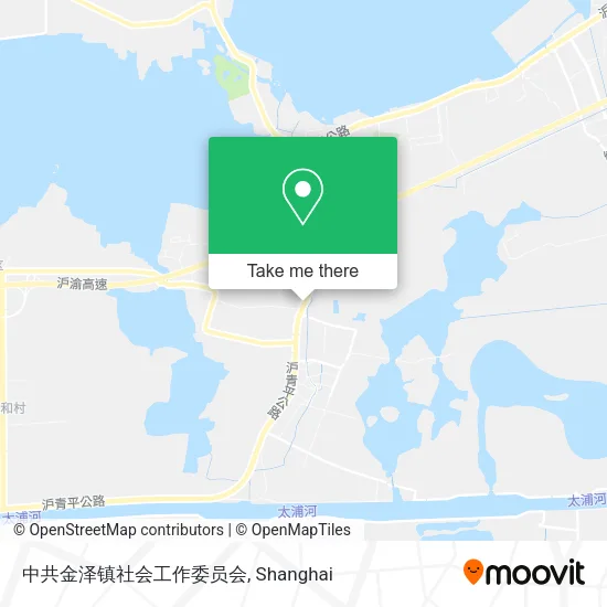 中共金泽镇社会工作委员会 map