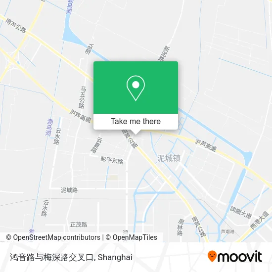鸿音路与梅深路交叉口 map