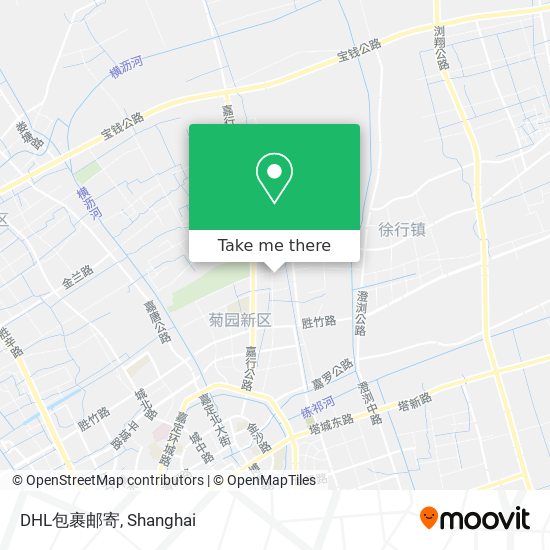 DHL包裹邮寄 map