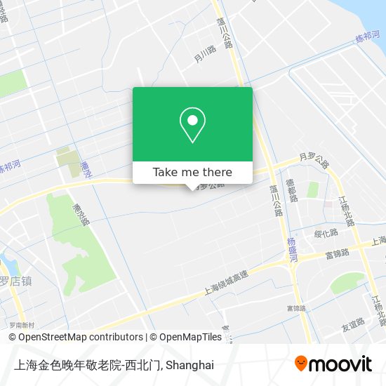 上海金色晚年敬老院-西北门 map