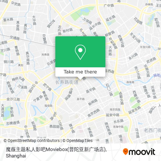 魔薇主题私人影吧Moviebox(普陀亚新广场店) map