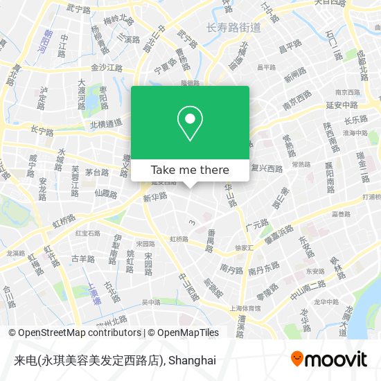 来电(永琪美容美发定西路店) map
