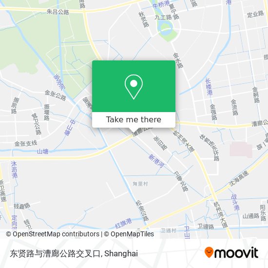 东贤路与漕廊公路交叉口 map
