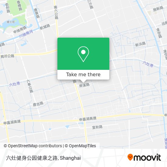 六灶健身公园健康之路 map