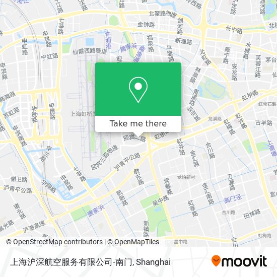 上海沪深航空服务有限公司-南门 map