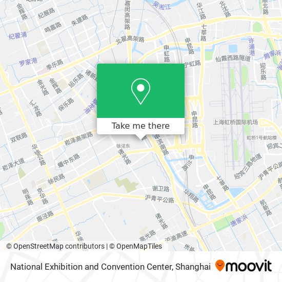 National Exhibition and Convention Center map