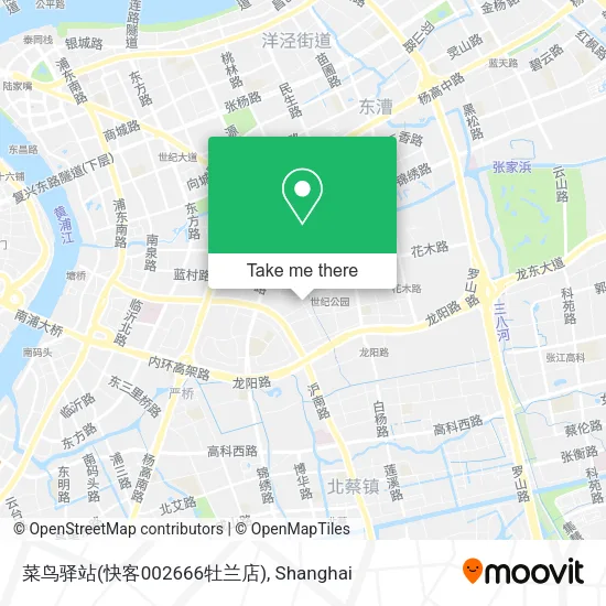 菜鸟驿站(快客002666牡兰店) map
