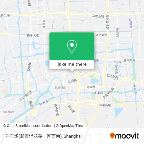 停车场(新青浦花苑一区西南) map