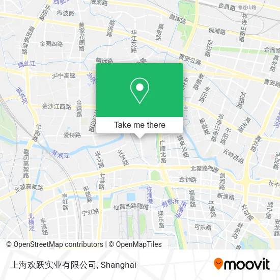 上海欢跃实业有限公司 map