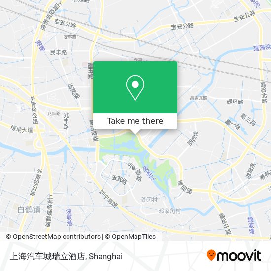 上海汽车城瑞立酒店 map