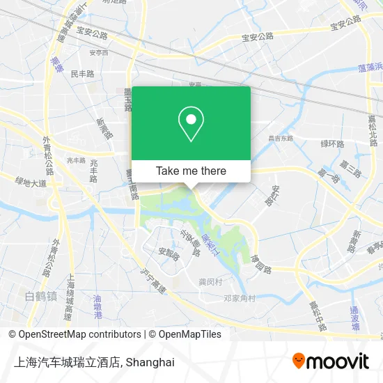 上海汽车城瑞立酒店 map