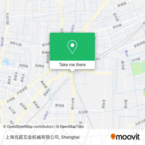 上海兆庭五金机械有限公司 map