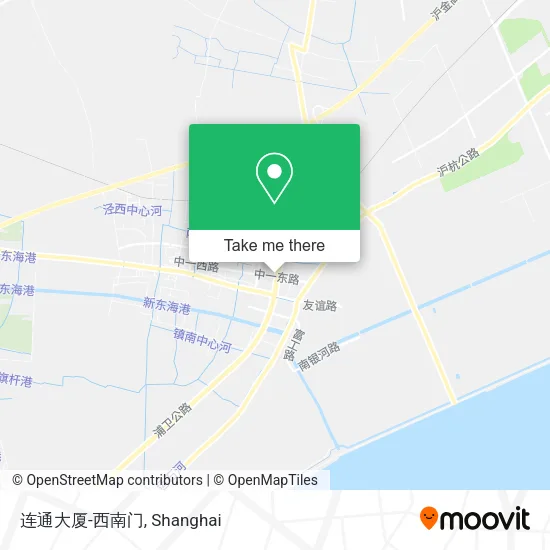 连通大厦-西南门 map