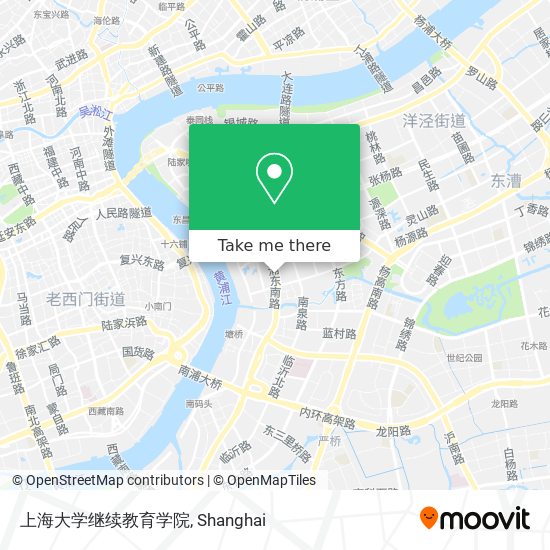上海大学继续教育学院 map