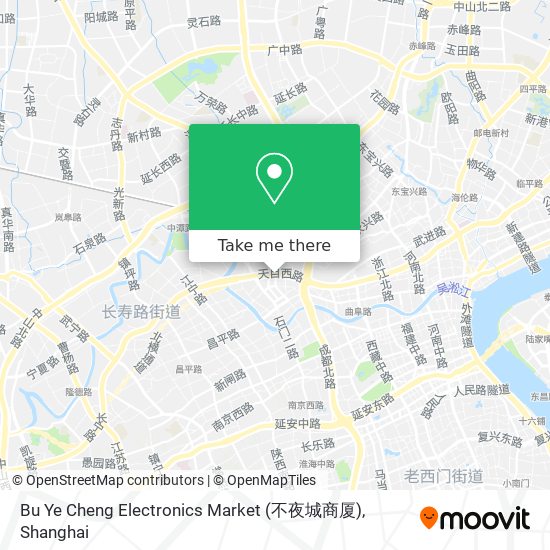 Bu Ye Cheng Electronics Market (不夜城商厦) map
