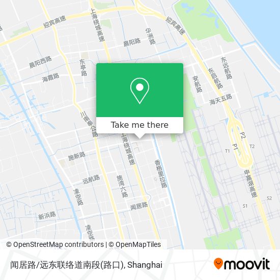 闻居路/远东联络道南段(路口) map