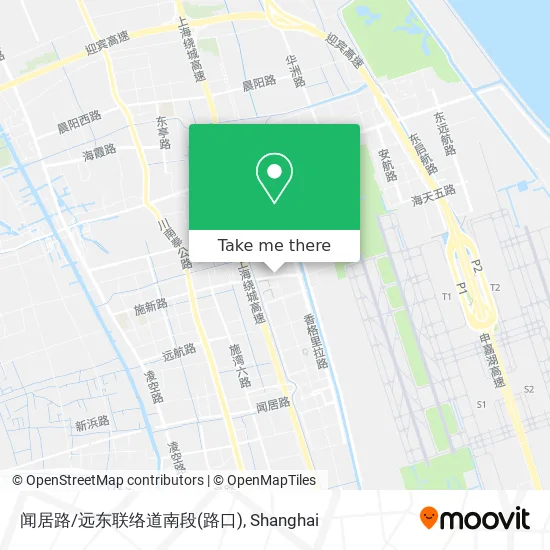 闻居路/远东联络道南段(路口) map