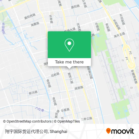 翔宇国际货运代理公司 map