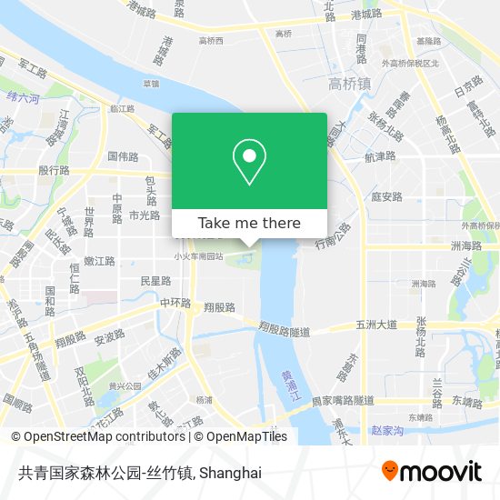 共青国家森林公园-丝竹镇 map