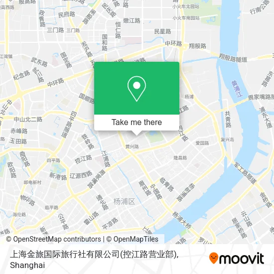 上海金旅国际旅行社有限公司(控江路营业部) map