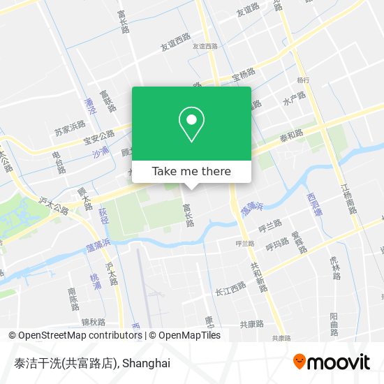 泰洁干洗(共富路店) map