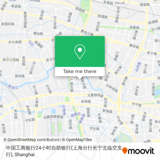 中国工商银行24小时自助银行(上海分行长宁北临空支行) map