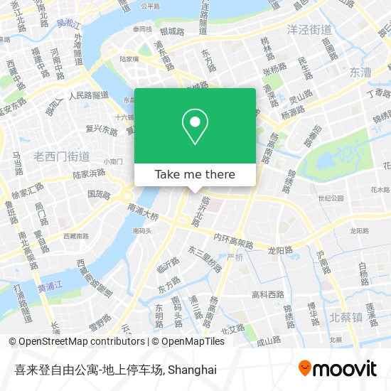 喜来登自由公寓-地上停车场 map