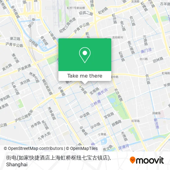 街电(如家快捷酒店上海虹桥枢纽七宝古镇店) map